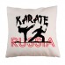 Подушка с символикой каратэ KA-08 на заказ